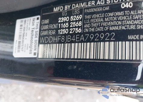 2014 Mercedes-Benz E 350 4Matic from USA, damaged, VIN WDDHF8JB4EA792922